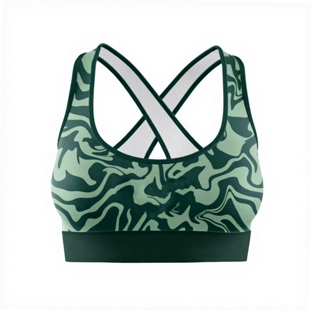 Women's High Support Halter Sports Bra Floral Printed Front High Quality Seamless Workout Wear Breathable Plus Size Yoga Gym Bra