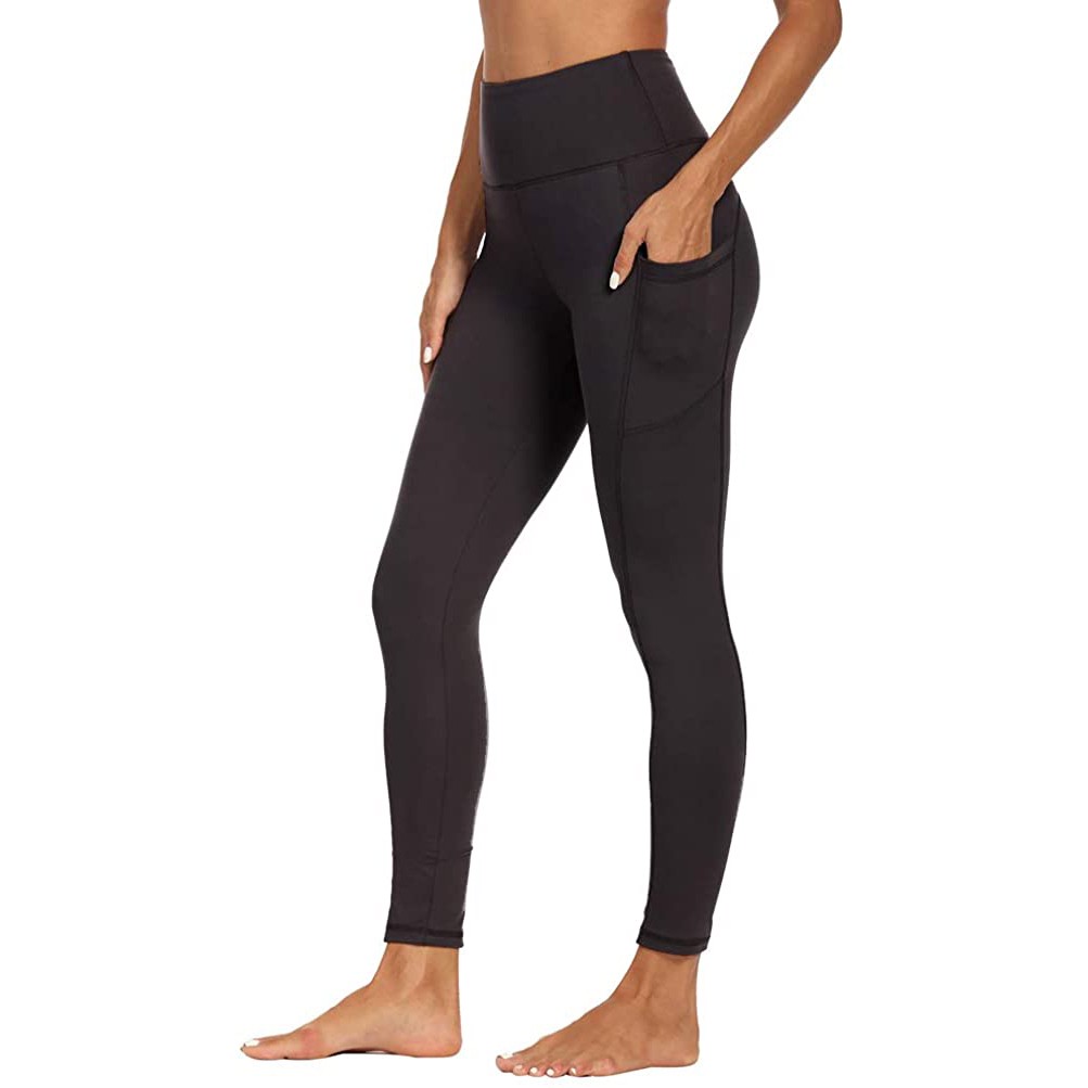 Women High Waist Corduroy Leggings with Custom Logo Multi-Pocket Anti-Bacterial & Breathable-Yoga & Sports Fitness