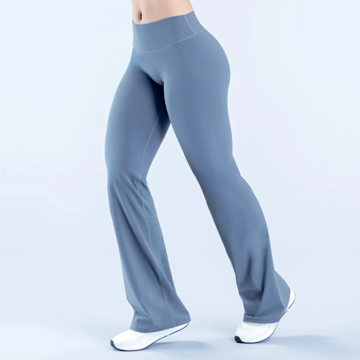 New High Waist Hip Lifts Solid Breathable Yoga Pants Women's Running Fitness Loose Slimming Straight Sports Outdoor Yoga Wear