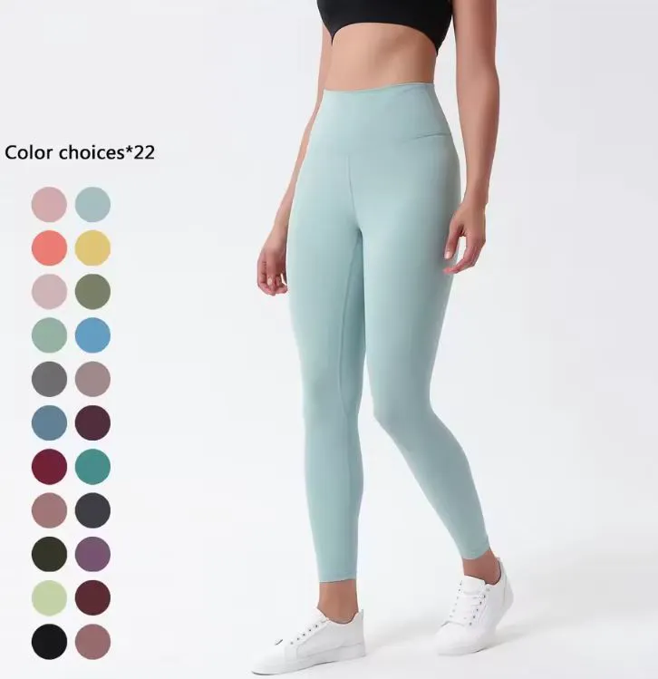 Women's High-Waisted Cropped Gym Pants Hip-Lift Tight High-Elastic Sanding Exercise Running Fitness Clothes With Printed Pattern