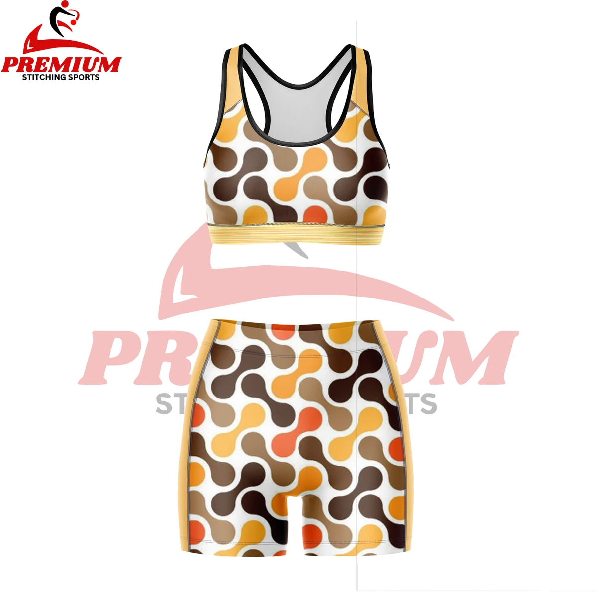 Yoga Set Workout Clothing Cross Back Sports Bra High Waist Leggings 2PC Quick Dry Short Yoga Set