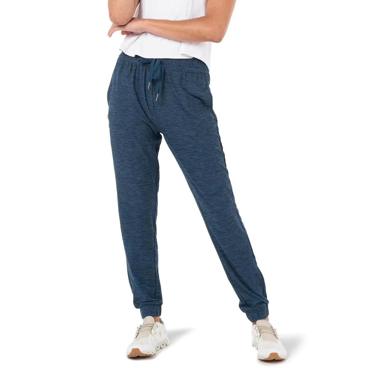 Custom Color Winter Breathable Fleece Flat Front High Quality Polyester/Cotton High Street Women's Trousers