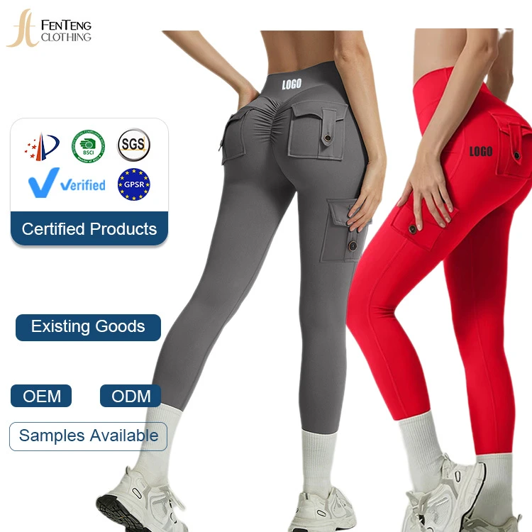 Under Lulu Custom Solid Yoga Pants With Pockets Women Naked Feeling Running Quick Drying Slim Fit Peach Hip Squat Proof Leggings