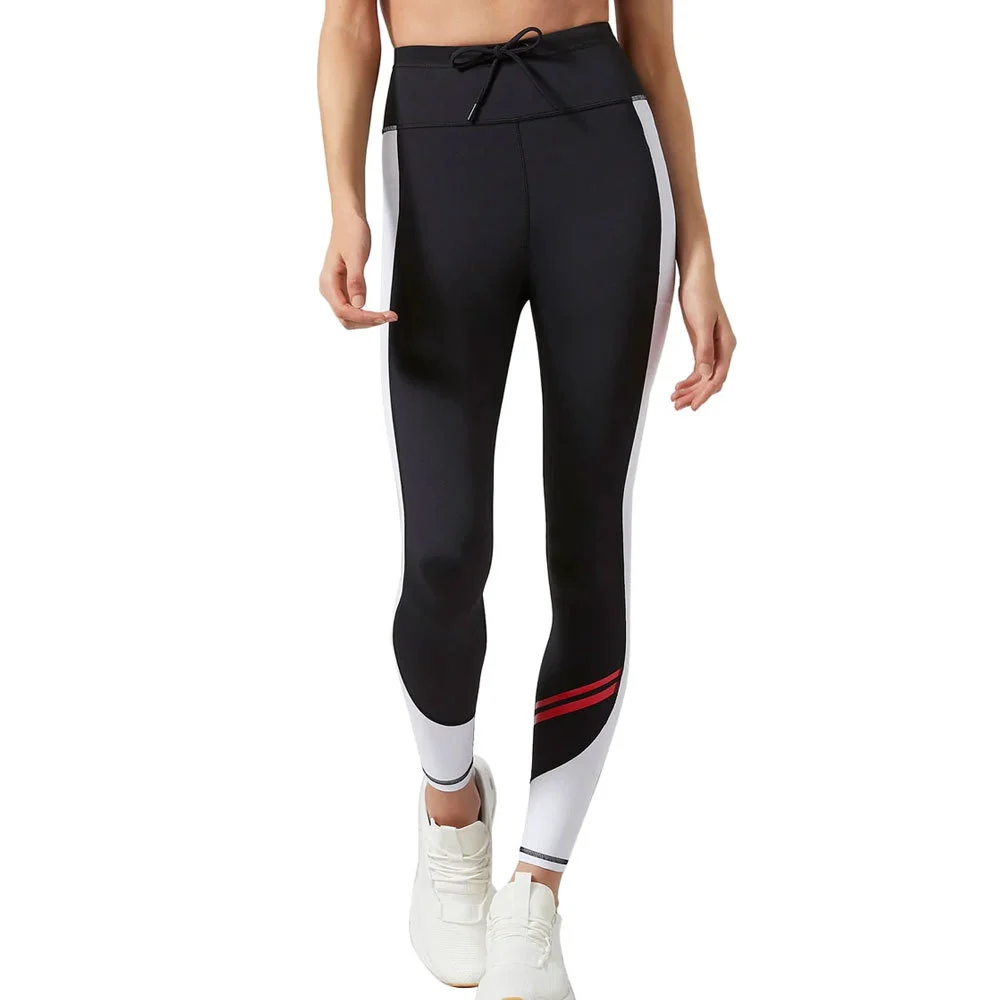 New Fashion Style Women Yoga Leggings Solid Ankle-Length High Quality Four-Way Stretch Elastic Waist Spandex Nylon Quick Dry