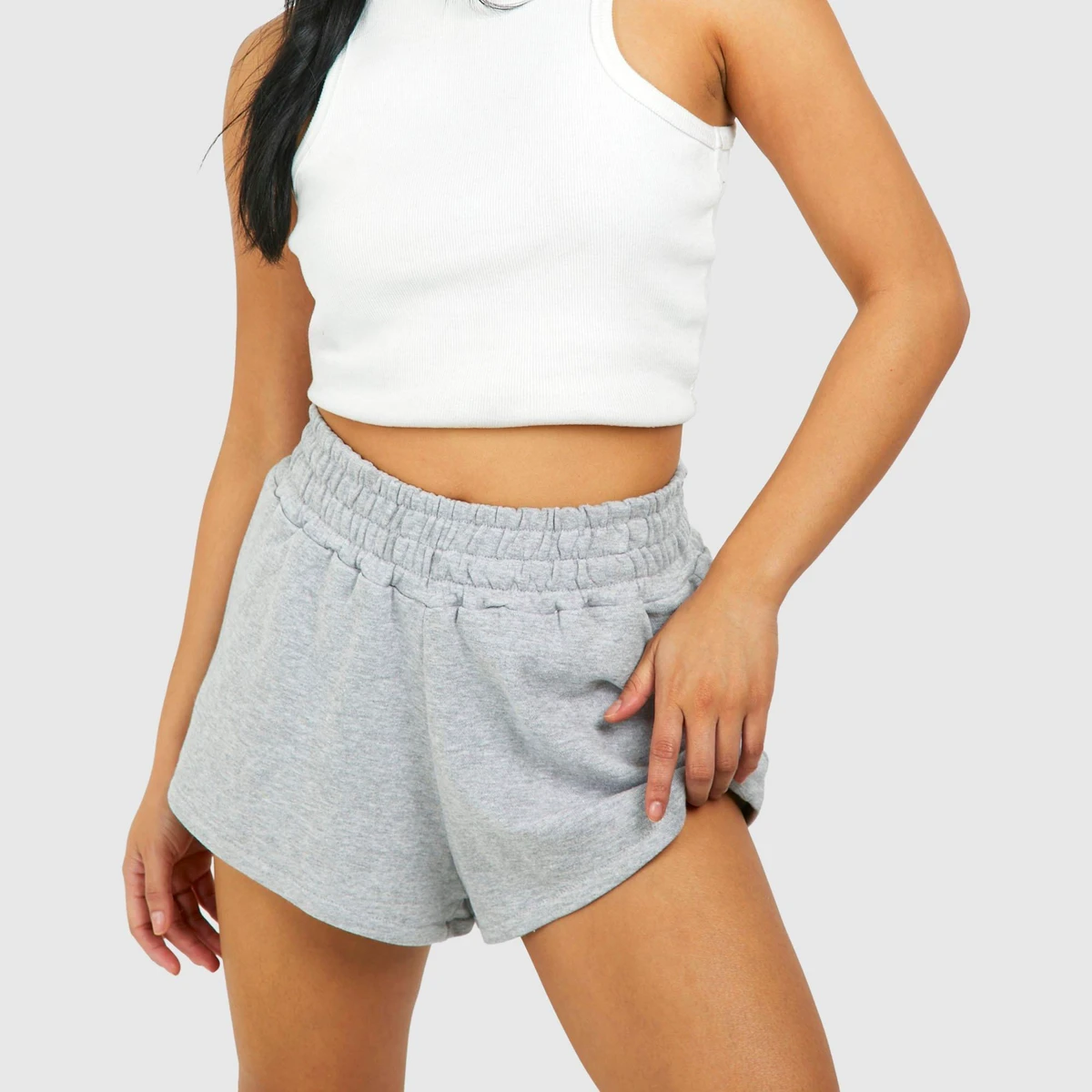 Women's Casual High Waist Sporty Cotton Fleece Yoga Pants Tummy Control Soft Regular Fit Active Drawstring Side Pocket