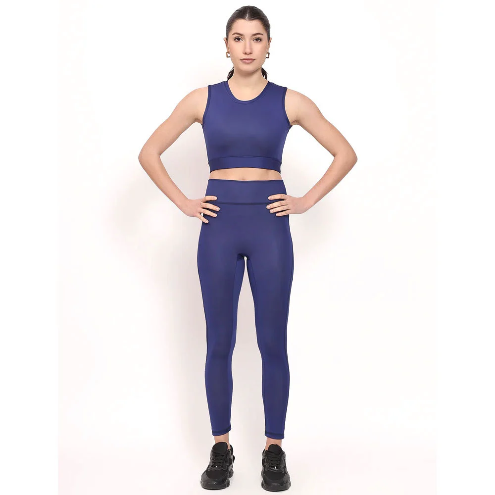 Custom Logo Breathable Lightweight Comfortable High Performance Best Seller Gym Fitness Wear High Waist Leggings Sports Bra Set