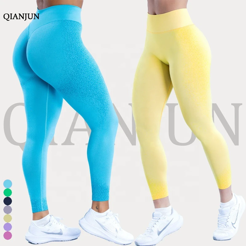 Customized Brand New High Quality Item High Waist Scrunch Butt Hip Lifting Seamless Pants GYM Fitness Yoga Leggings For Women