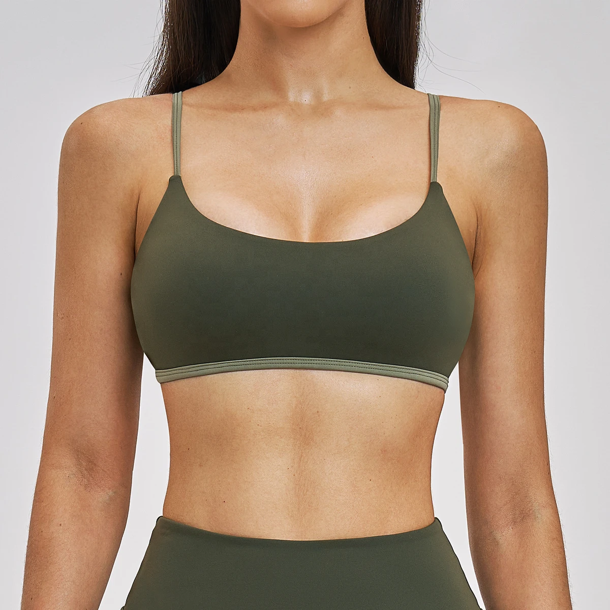 Custom Women's Adjusted Straps High Impact Breathable Dance Sports Bras