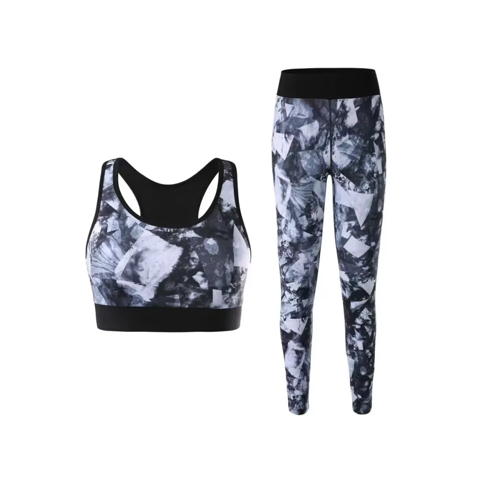 Women's Two-Piece Yoga Set High Waist Shorts Loose Quick Dry Breathable Training Exercise Workout Clothing