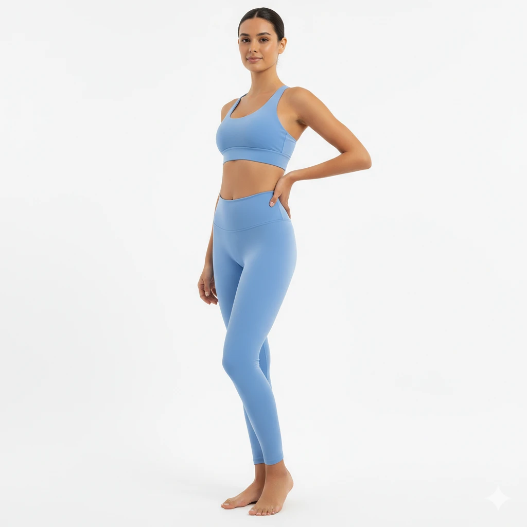 Private Label Plus Size Yoga Set Nylon Spandex Women Gym Workout Set Seamless Sports Bra Leggings Quick Dry High Waist 2-Piece