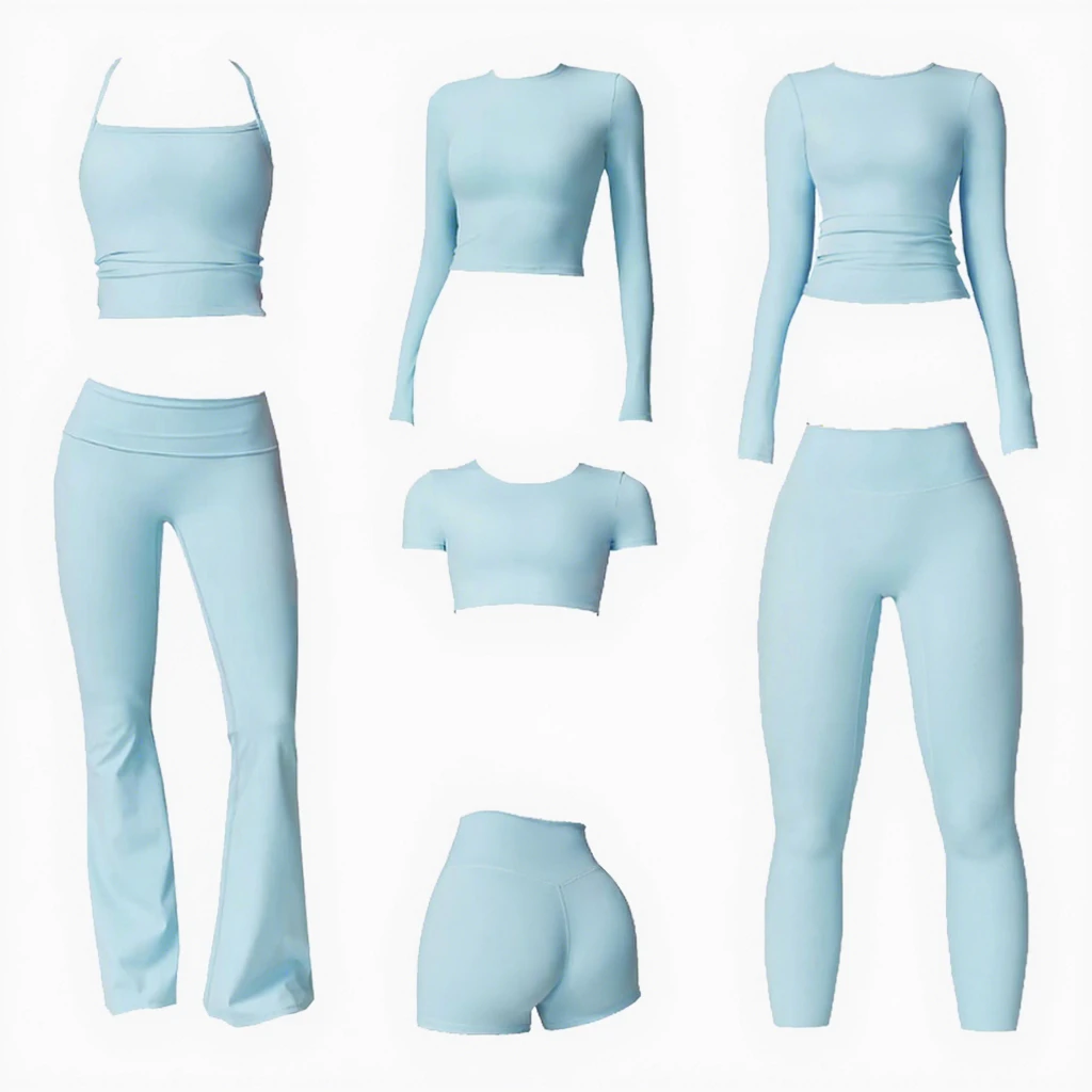 New Trend Yoga Suit Set for Women Outdoor Elastic Gym Fitness Wear Comfort Bodysuit Yoga Sets