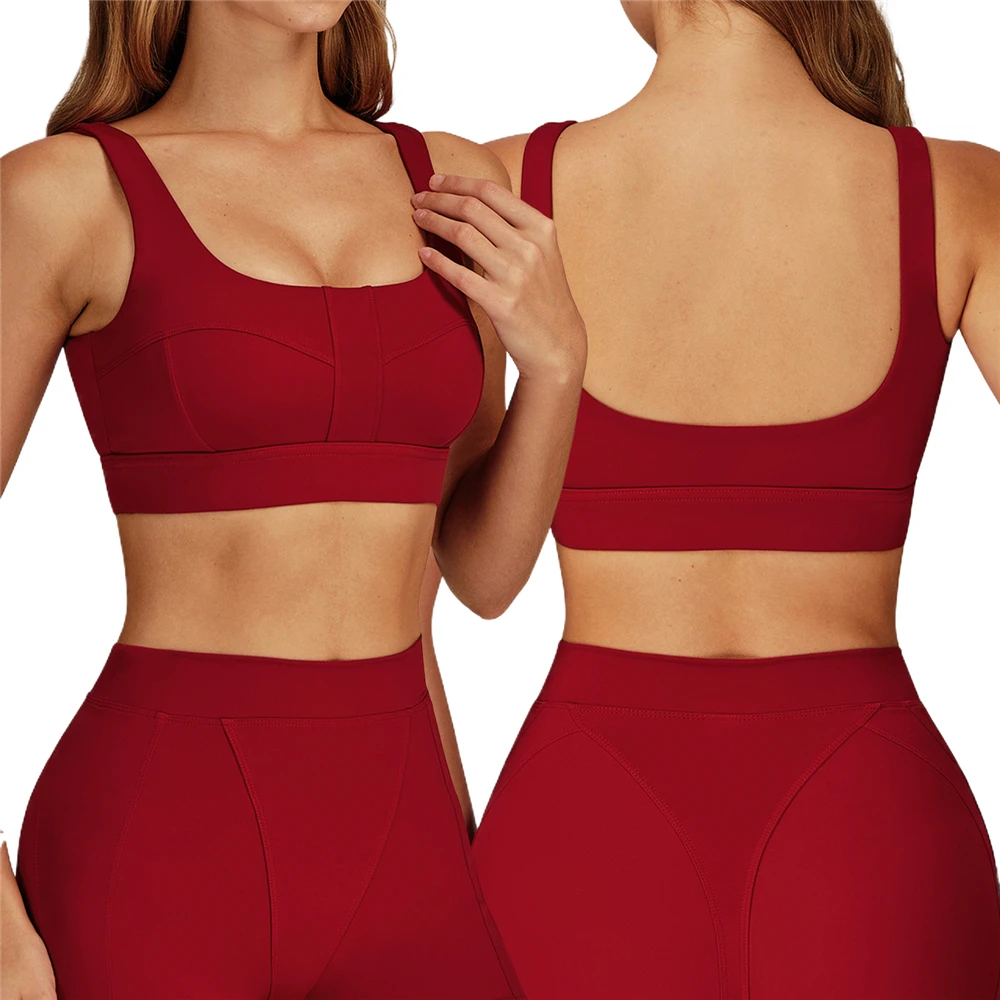 Custom Fabrics Sports Bras Women High Impact Womens Yoga Fitness Sports Bra for Gym Active Wear