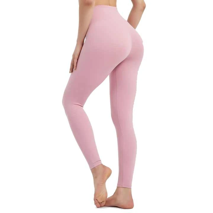 2024 Custom 90% Polyester 10% Spandex Leggings Cotton Breathable Women's Leggings Elastic Waist, Yoga Leggings