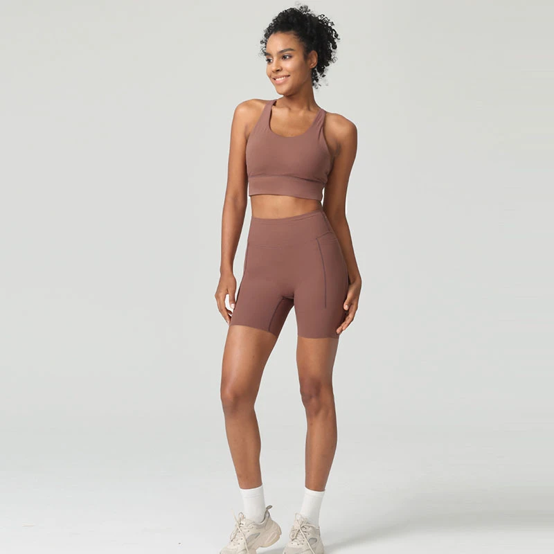 Gym Wear Manufacturer Quick Dry Backless Gym Suit Fitness Sports Gym Wear Sets High Elastic Breathable Yoga 2 Piece Set Women