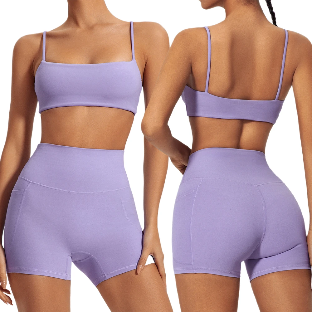 Custom Gym Clothes High Quality Women Activewear 2 Piece Fitness Yoga Sportswear