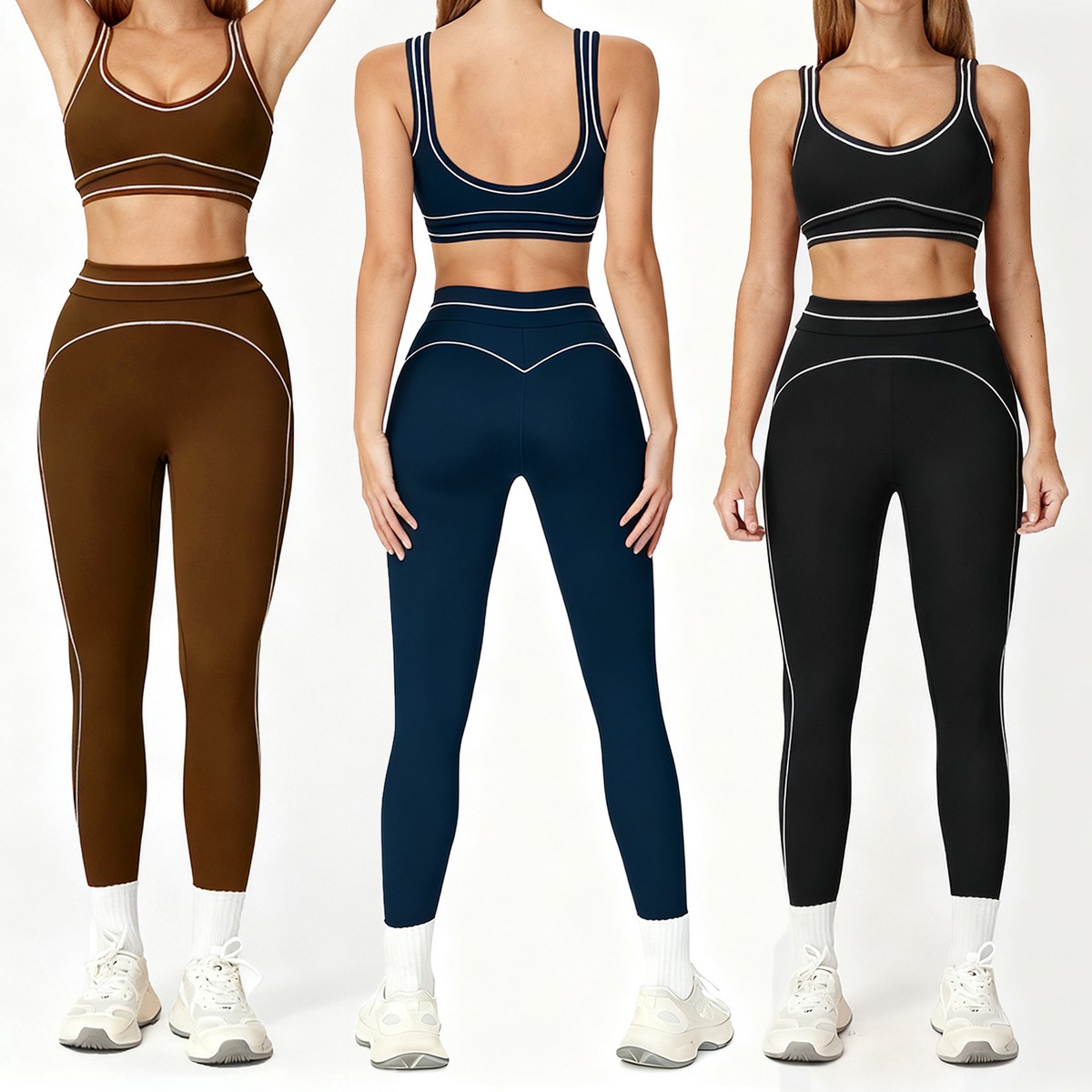 OEM ODM Custom Buttery Soft Women Fitness Clothing Workout Sports Suits Spandex Breathable Workout Set Women Yoga Wear Set