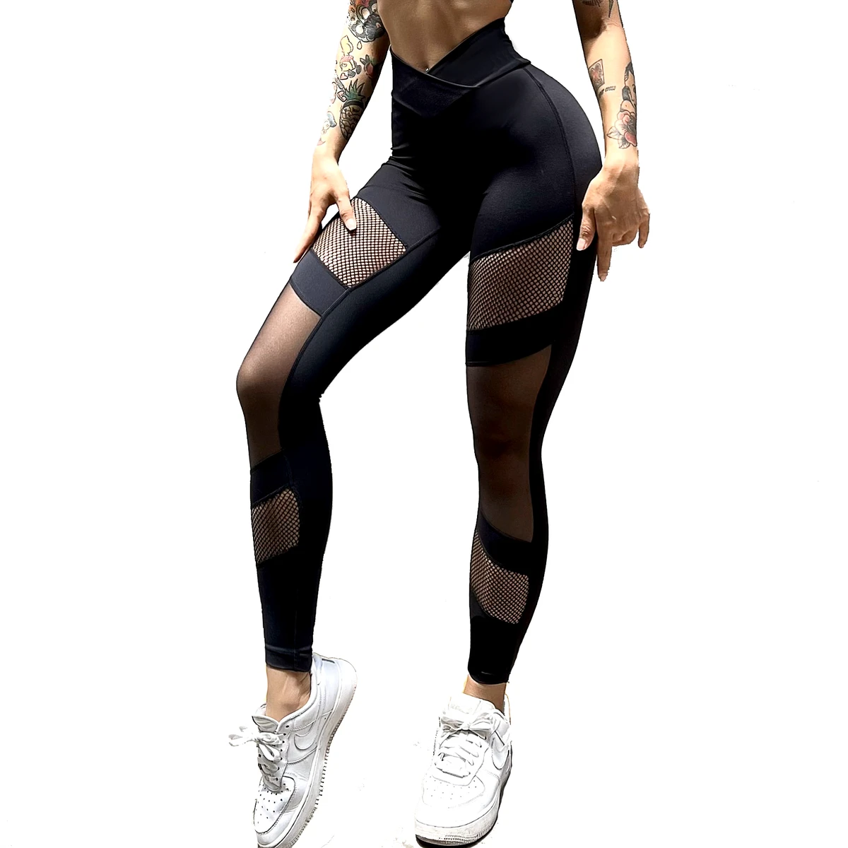 Quick-Dry Breathable Four-Way Stretch Scrunch Butt Gym Sport Pants for Women Active Wear Fitness Yoga Leggings