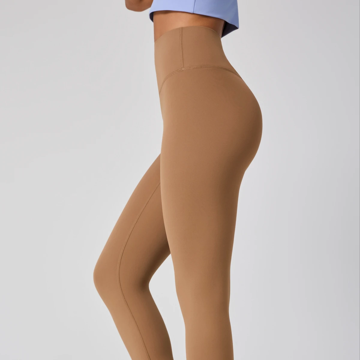 Eamless Front Yoga Leggings | 4-Way Stretch Workout Pants