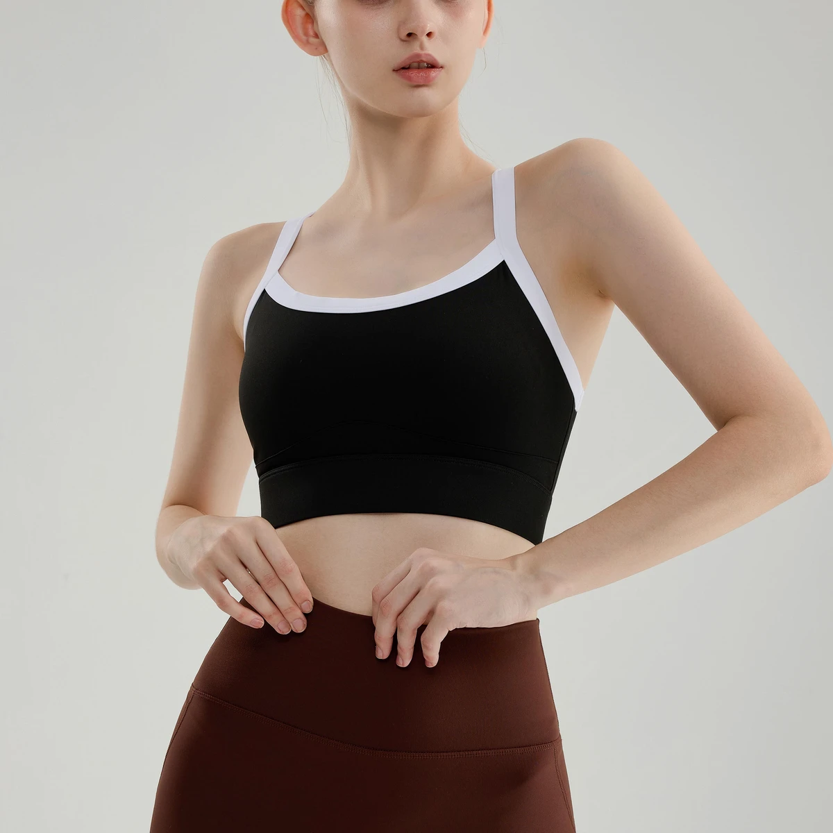 Women Premium Fitness Sports Bra Athletic For Gym Workout Running Yoga Training Comfortable Breathable Support Top