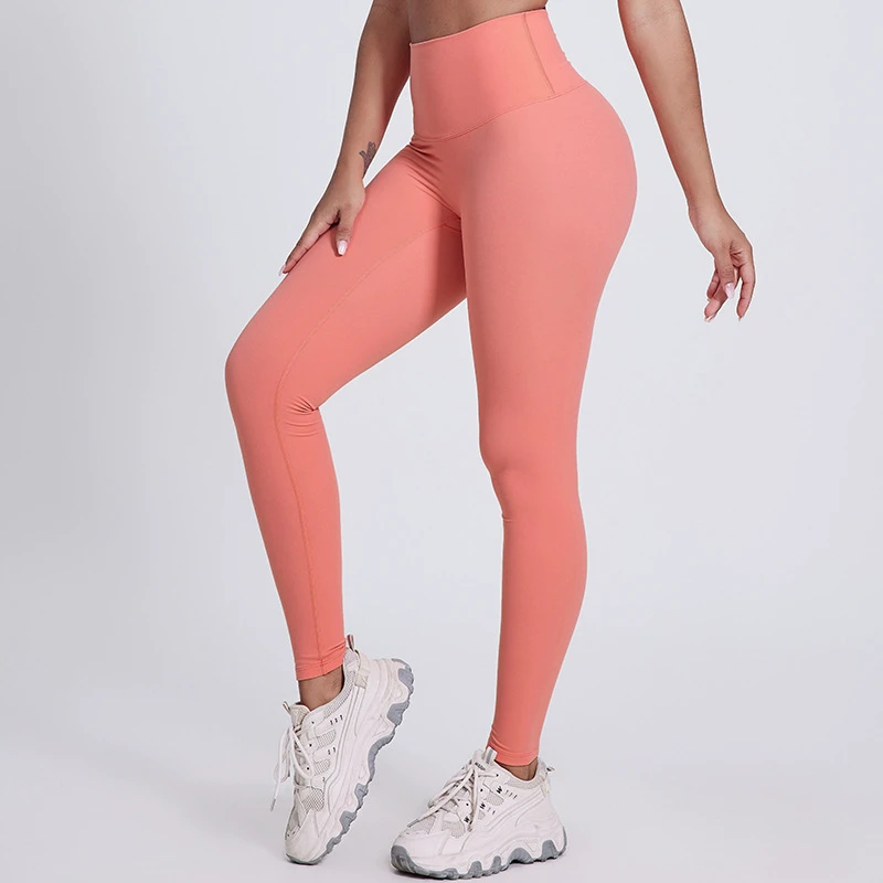 High Waist Butt Lifting Yoga Pants for Women Tummy Control Seamless Full Length Four-Way Stretch Breathable Workout Gym Fitness