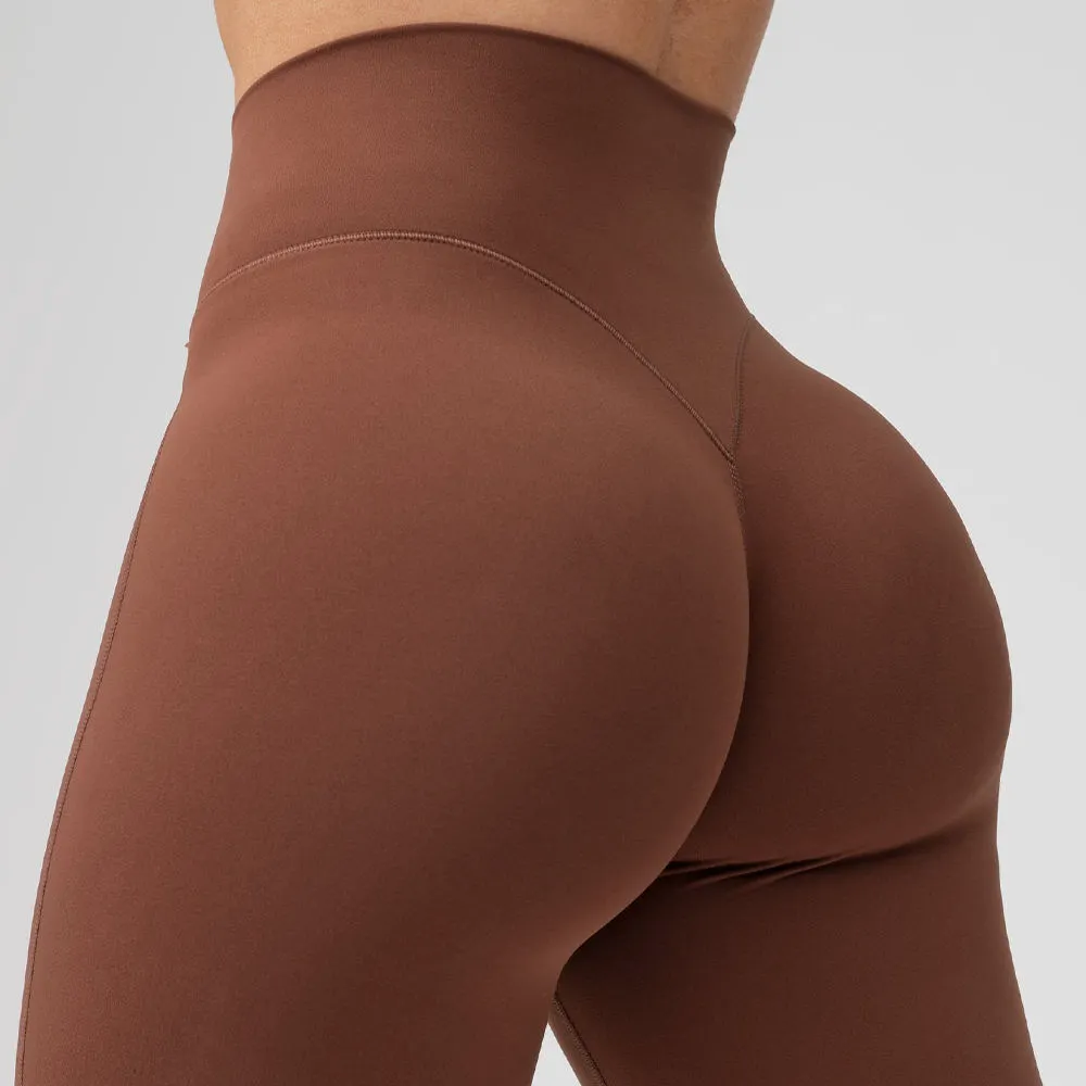 Custom High Waisted V Shaped Compression De Fitness Booty Pants Women's Butt Lifting Yoga Leggings