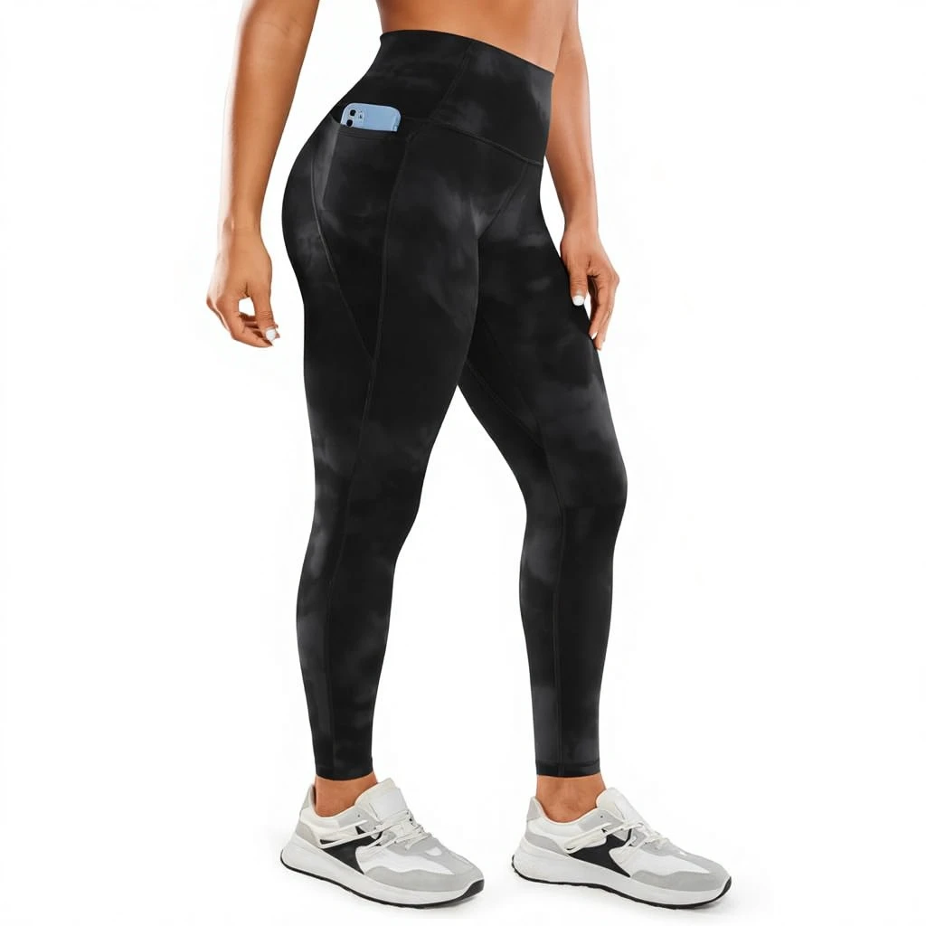 CRZ YOGA Butterluxe Solid Breathable for Workout Leggings Pockets 28''-High Waisted Gym Womens Yoga 2 Piece Set Buttery Soft