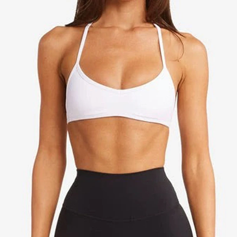 2026 Wholesale High Stretch Breathable Sports Bra Quick Dry Halter Neck