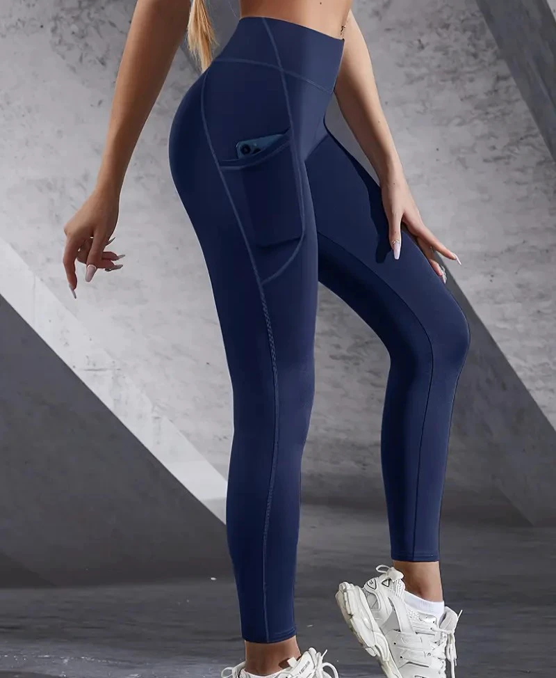 Women's High-Waist Stretch Yoga Pants Sexy Breathable Slimming Running & Fitness Long Trousers with Abdominal Control Bangladesh