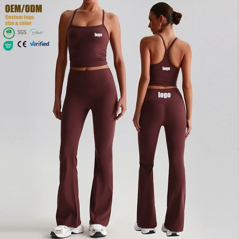 New Sportswear Yoga Set High-end Women's Outdoor Fitness Set Casual Gym High-waisted Leggings Breathable Yoga Sets