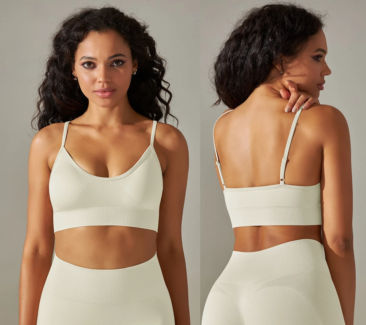 High Quality Women's Slim Back Fitness Bra One-Piece Yoga Vest With Suspender Bra Lightweight & Breathable for Adults