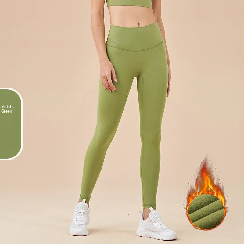 Women's High Waist Cropped Pants Peach Hip Lifting Fitness Yoga Leggings Back Pocket Quick Dry Breathable Four-Way Stretch