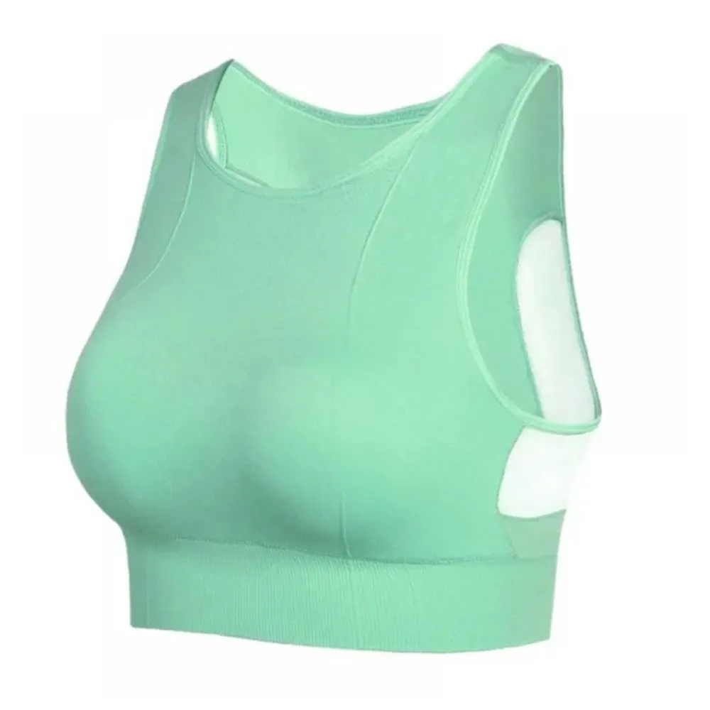 Your Own Logo Design Best Selling Women Sports Bra Good Quality Women Wear Simple Halter Neck Sports Bra