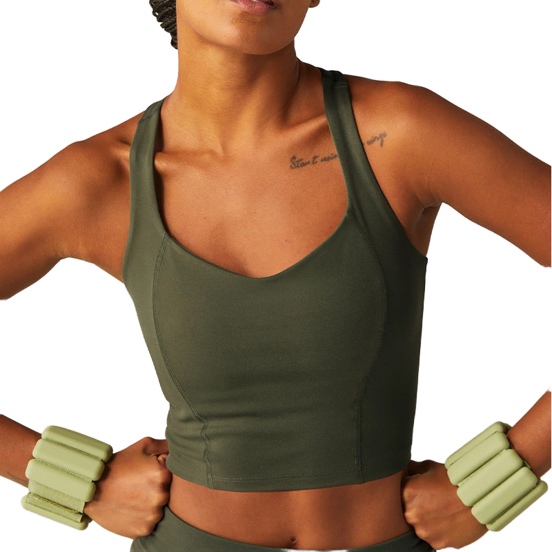 Custom High Quality Plus Size Lightweight Eco-Friendly Breathable Front Quick-Drying Sports Bra Light Support for Women Fitness