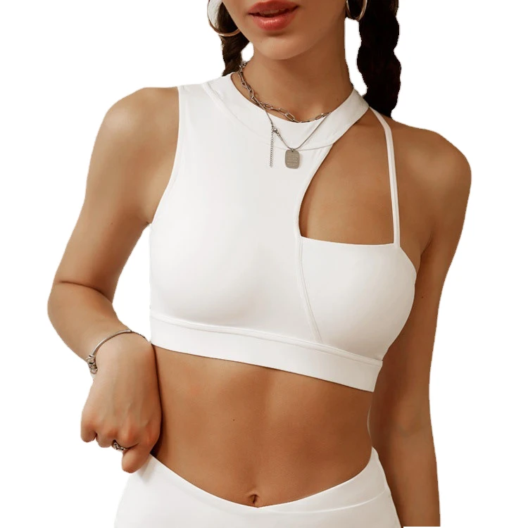 High Support Womens Sports Bra Padded Breathable Gym Workout Yoga Running Fitness Activewear Top