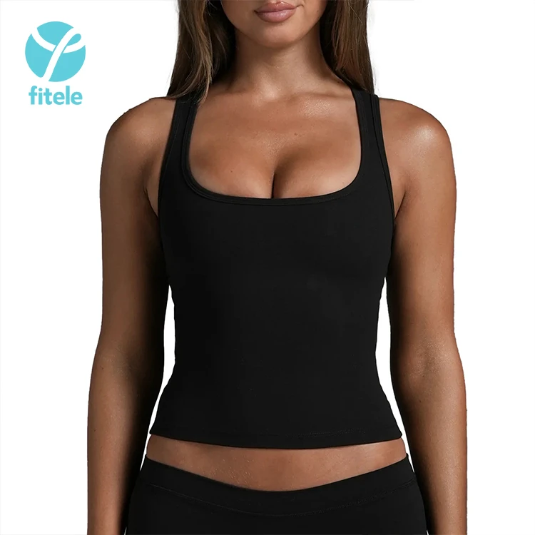 High Quality Sports I-shaped Vest for Women Tight Fitting Quick Drying High Elasticity Underwear Fitness Clothing Top