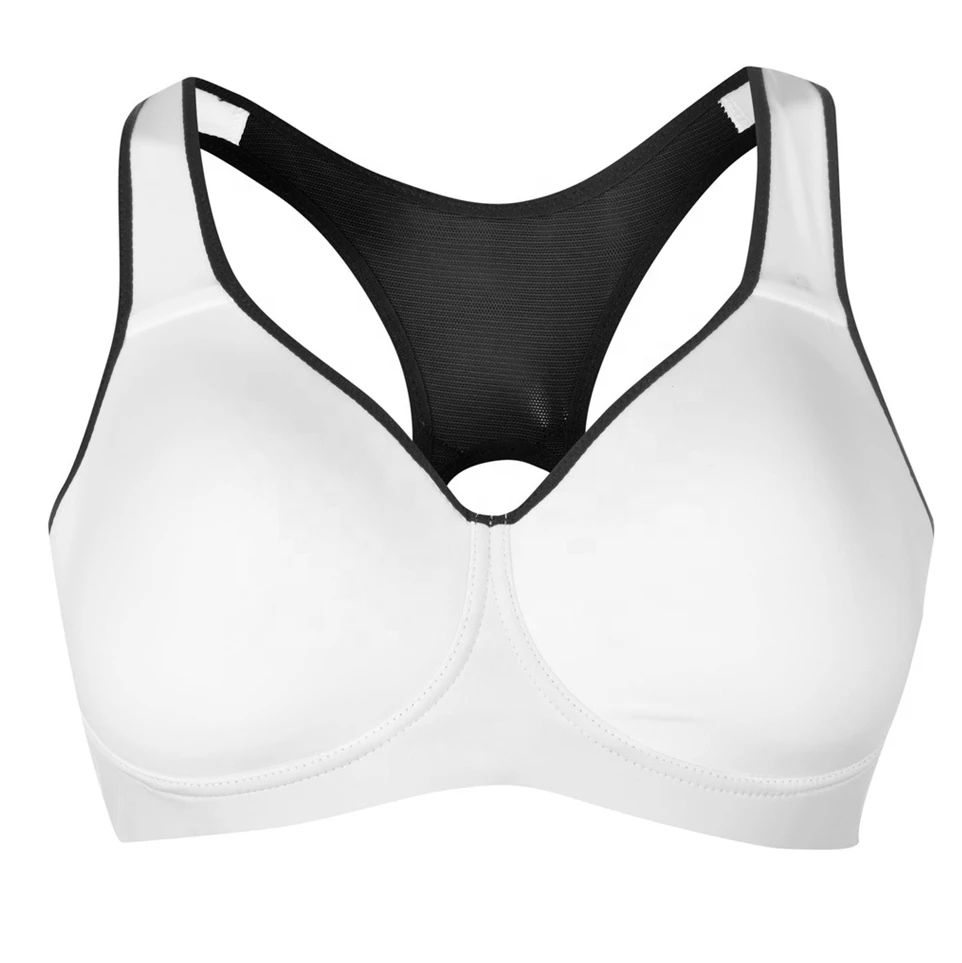 Women's Sports Bra Fitness Sports Elastic Protective Bra High Support No Underwire Sports Bras for Women