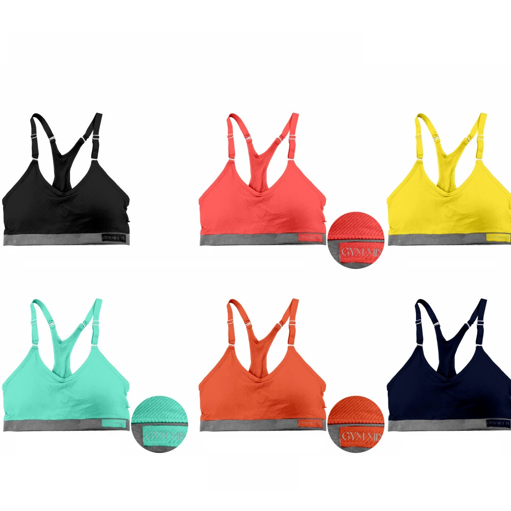 Factory Price OEM ODM Teenager Girls Seamless Sports Bra Custom Plus Size High Support Young Women Yoga Fitness Gym Workout Tops