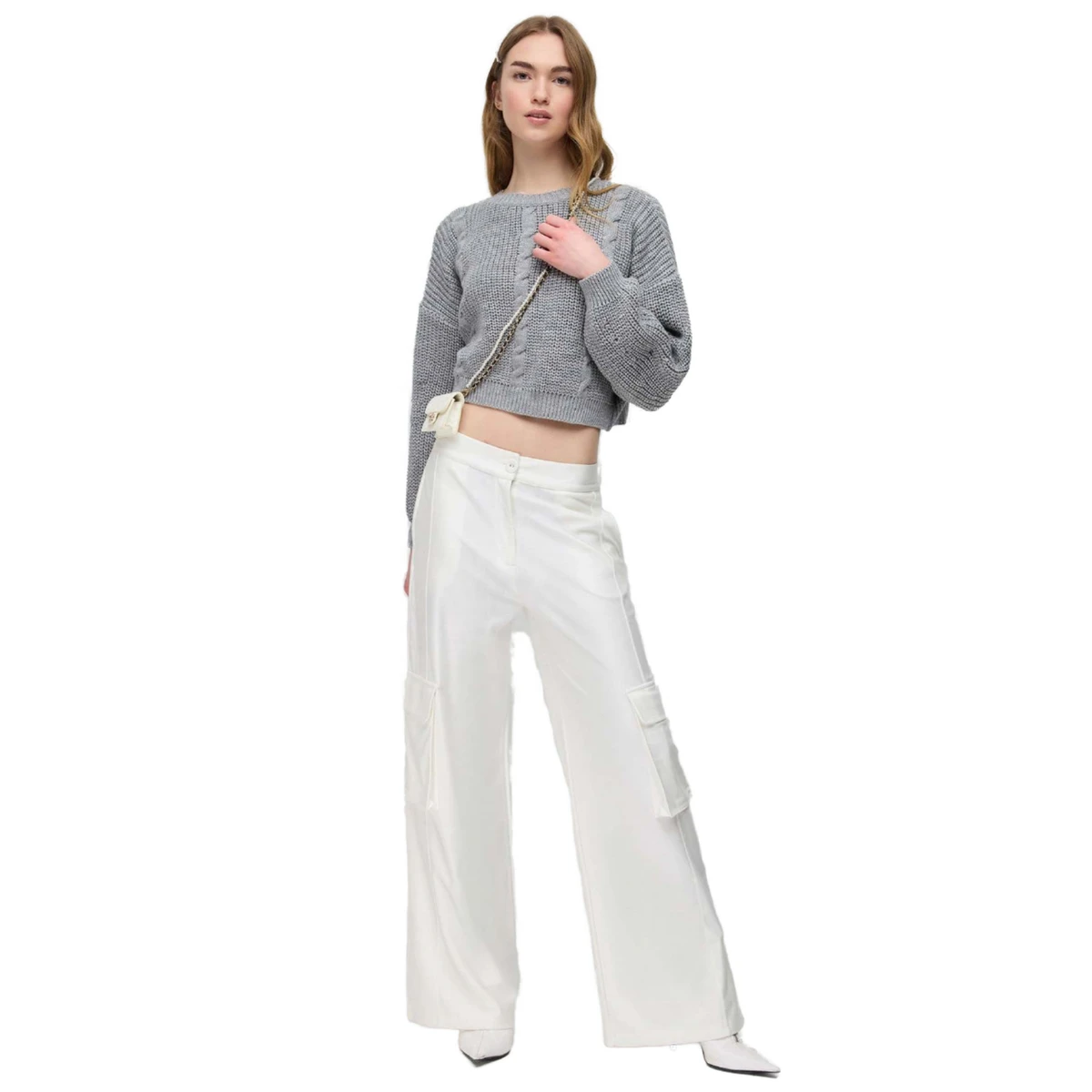 Custom Logo Hip Hop Women's Regular Fit Solid Full Length Cargo Pants Quick Dry Breathable Fabric High Waist Pockets