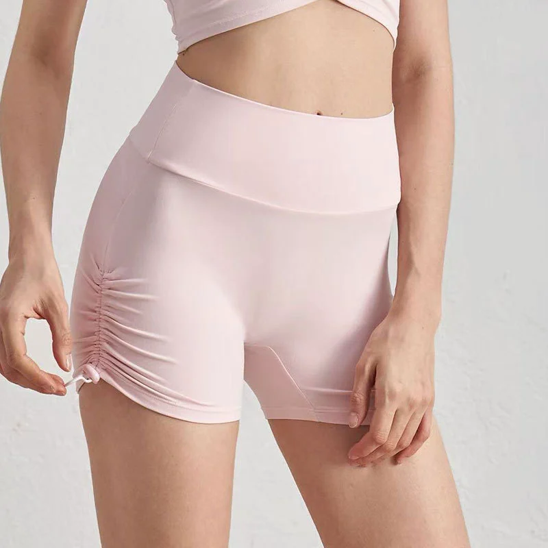 Women High Waist Gym Shorts Butt Lifting Yoga Fitness Shorts OEM ODM Manufacturer Customizable