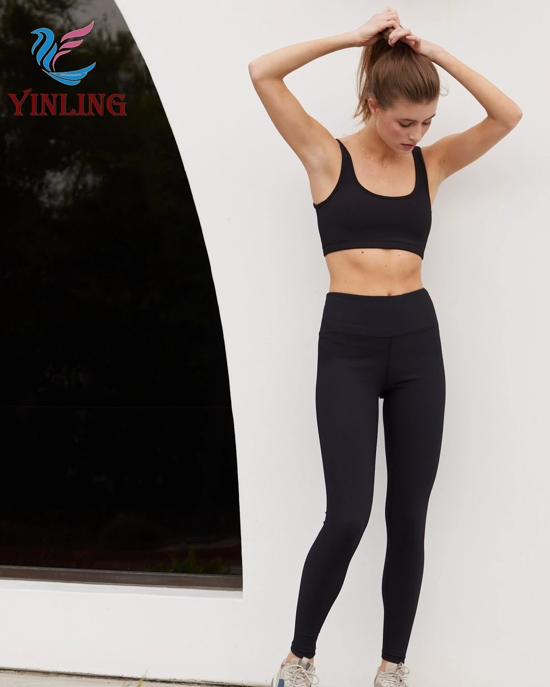Custom Female High Quality Gym Wear Fitness Sets Workout Clothes Seamless Leggings Sports Set For Women