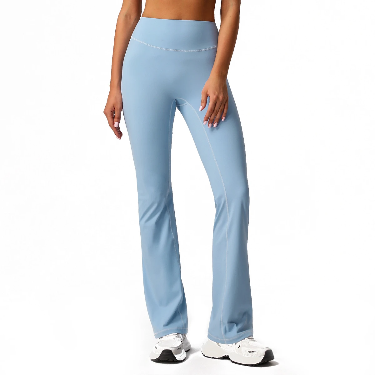 High-Waisted Women's Yoga Leggings Cross-Border Cross-Border Wide-Leg Pants Tummy Control Tight-Fitting Butt-Lifting Flared