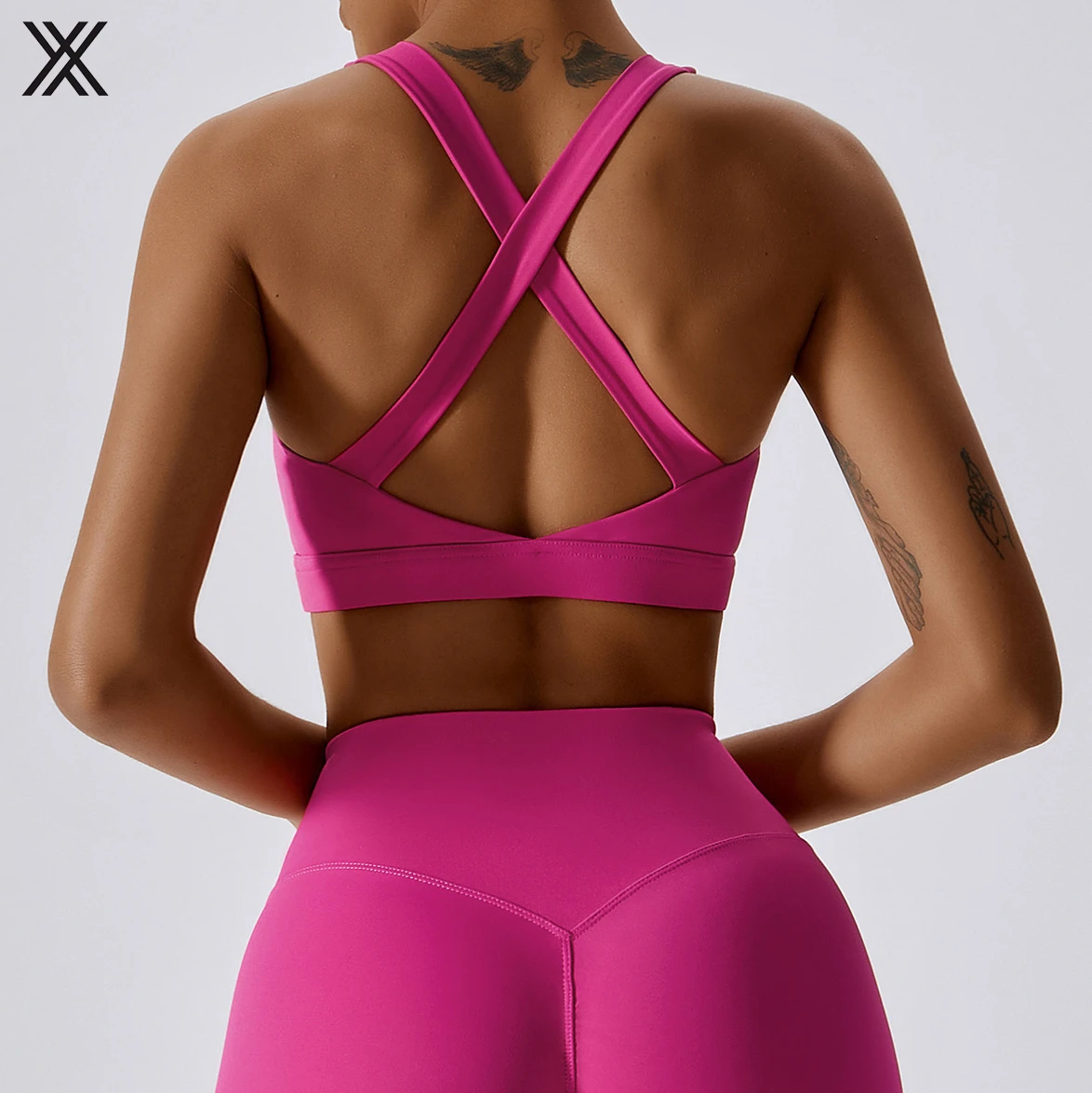 Wholesale Skin Friendly High Impact Fitness Cross Back Out Door Women's Sports Bra