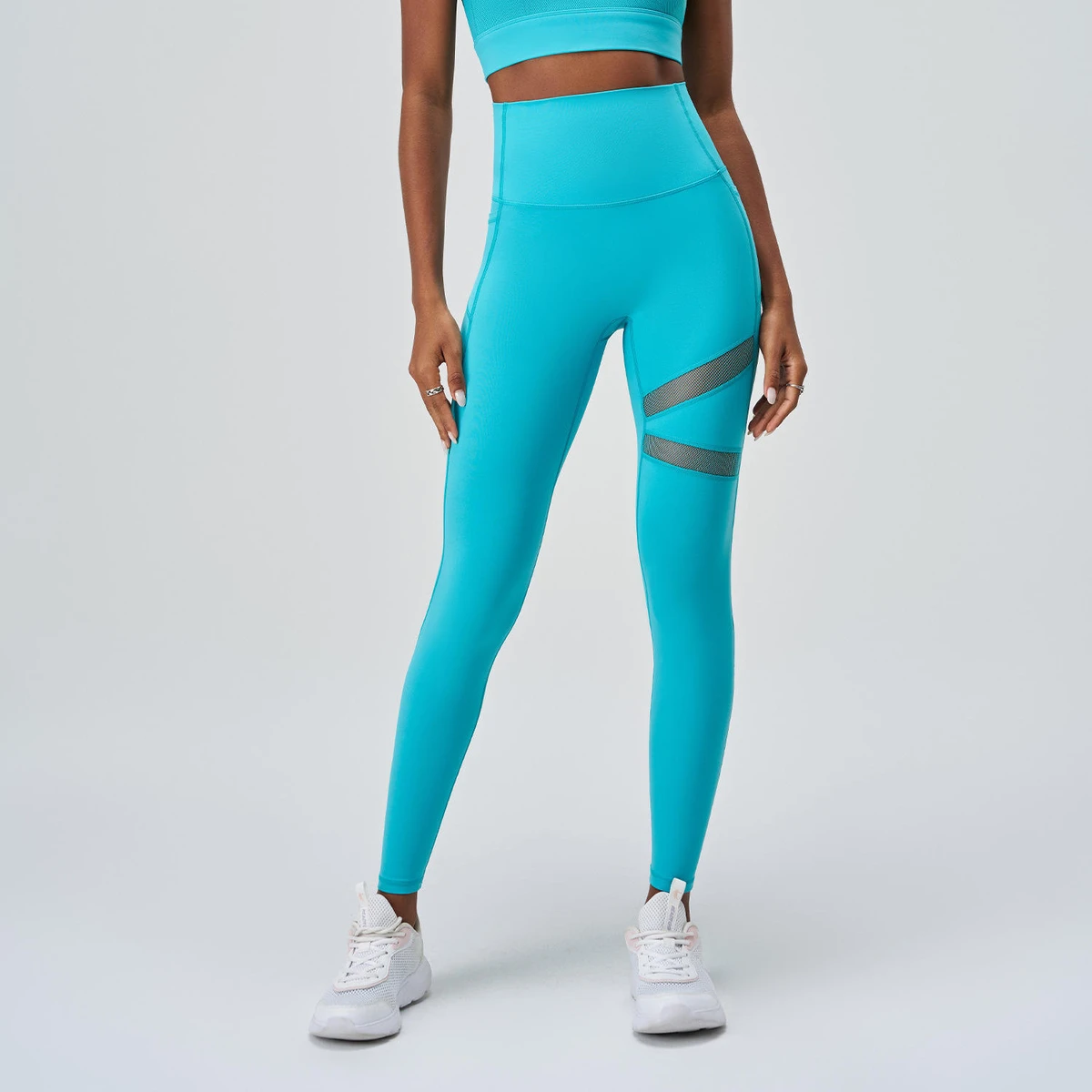 High Quality Gym Fitness Sports Tight Yoga Shorts Breathable Soft High Elastic Waist Solid Pattern Quick Dry Exercise Shorts