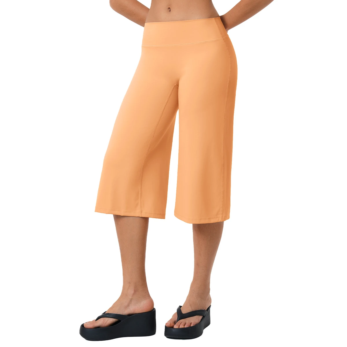 New Summer Solid Women's High Waist Quick-drying Loose Yoga Pants