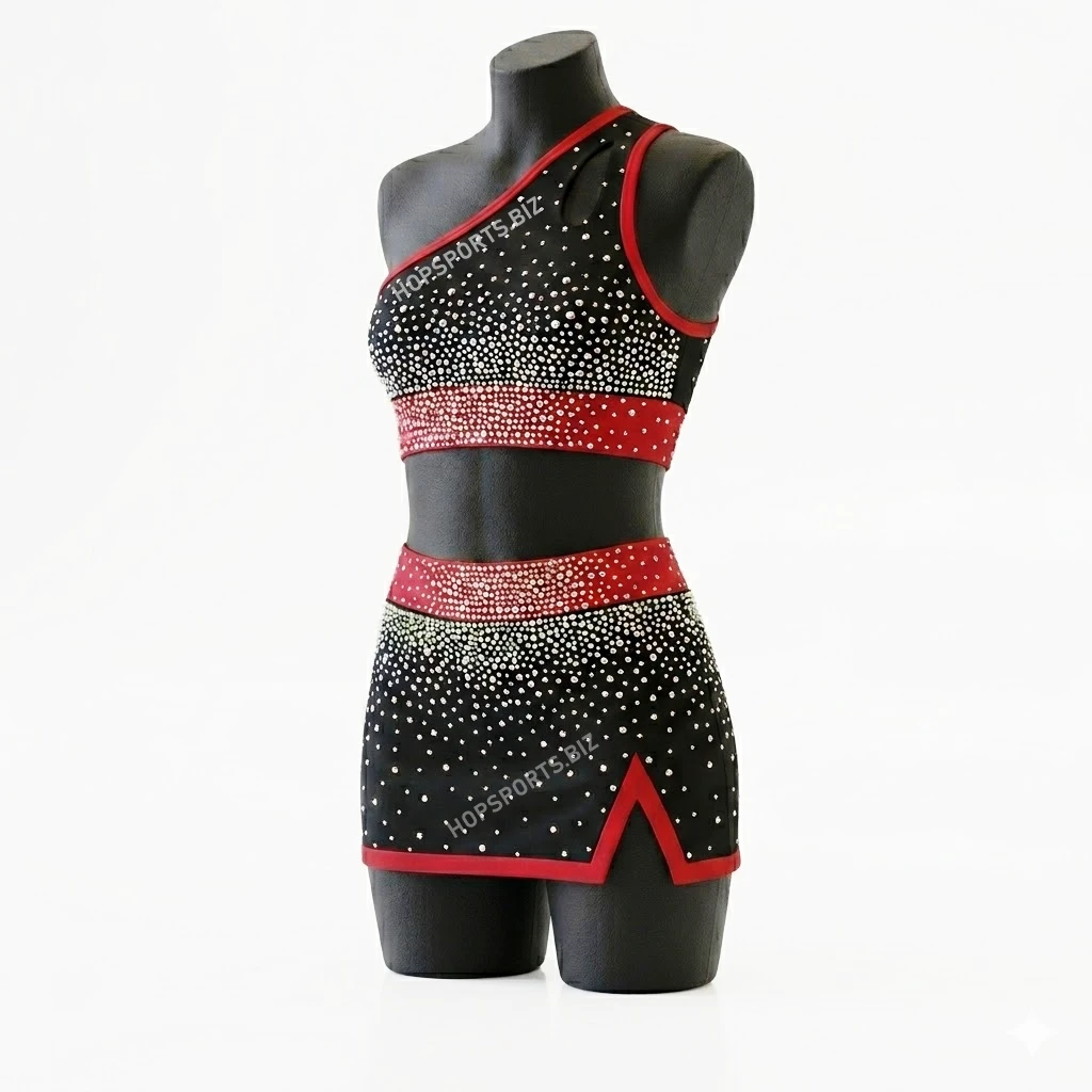 Wholesale Custom Cheerleading Training Set Girls Youth Performance Sportswear Flexible Cheer Practice Wear Outfit