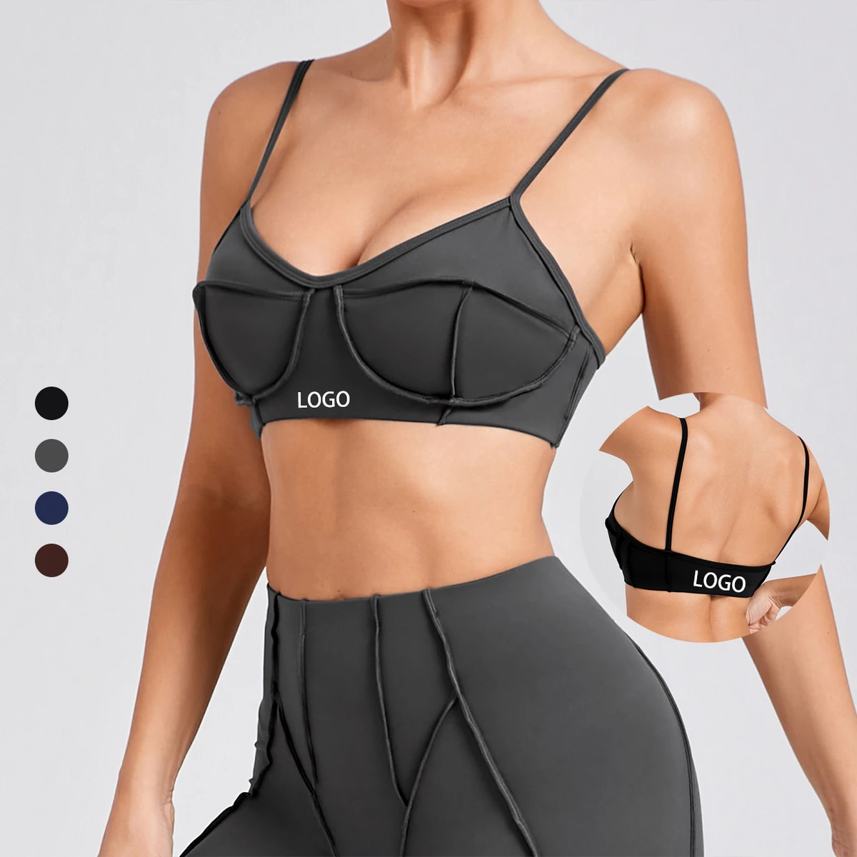 Spandex Sleeveless Womens Yoga Top Sexy High Quality Summer Gym Bra Wholesale Sportswear Padded Wear for Women Workout Clothing