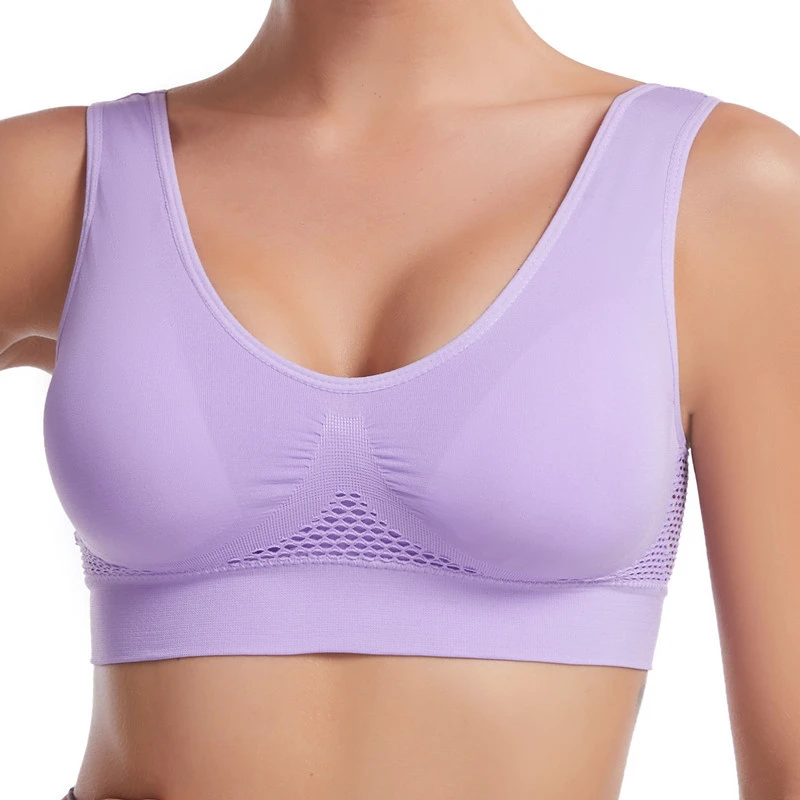 Wholesale Comfortable Breathable No Underwire Professional Young Girls Sexy Hot Xxxx Sports Seamless Bra