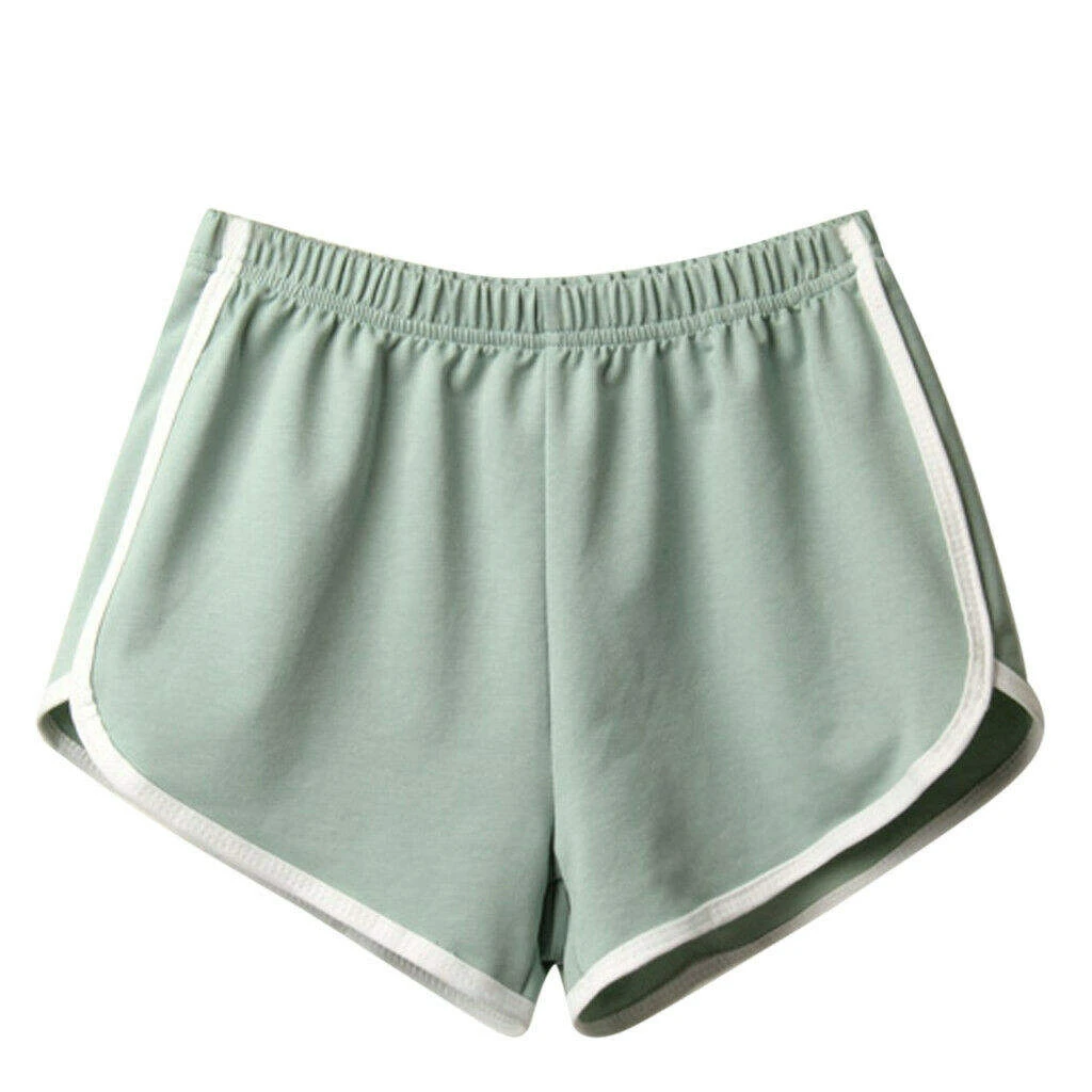 Wholesale 2026 Summer Women's Shorts High Waist Stretchy Yoga Gym Beach Casual Solid Color Sexy Breathable 100% Cotton OEM
