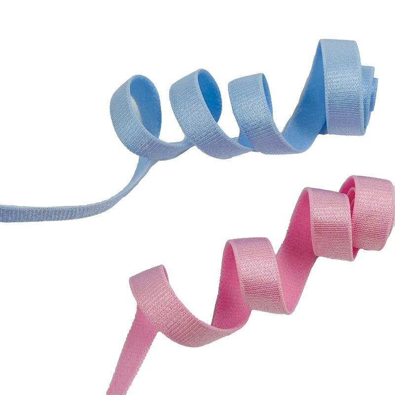 1534-10 Factory Direct Bright Soft Elastic Underwear Shoulder Straps High Quality Sports Non Slip Bra Straps