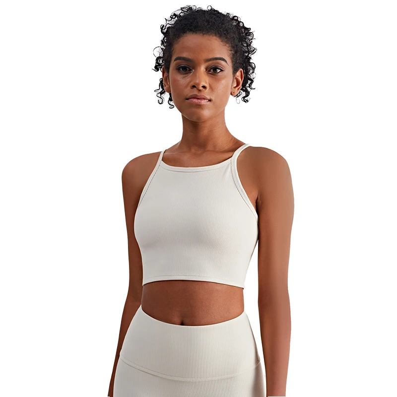 2026 Beautiful Back Fitness Women's High Strength Breathable Yoga Sports Bra Plus Size Front Logo